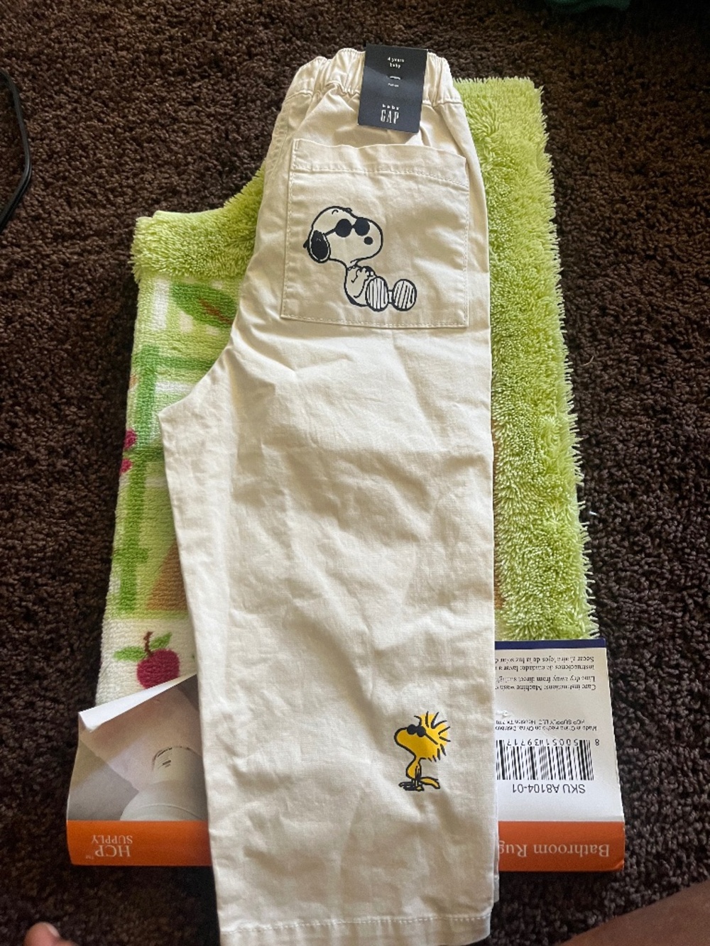 Gap Kids Snoopy & Friends Cargo Pants